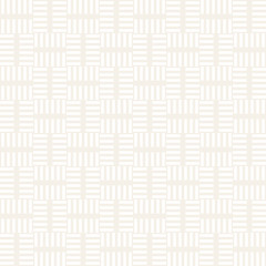Trendy twill weave Lattice. Abstract Geometric Background Design. Vector Seamless Subtle Pattern.
