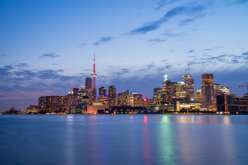 Skyline of Toronto in Canada