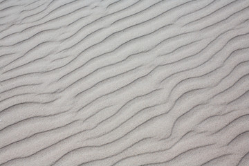 Waves of sand on the shore..