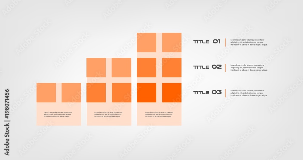 Poster tape chart steps infographics - can illustrate a strategy, workflow or team work, vector flat color,