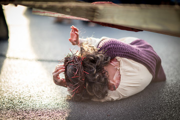 Jesus Falls - Way of the Cross