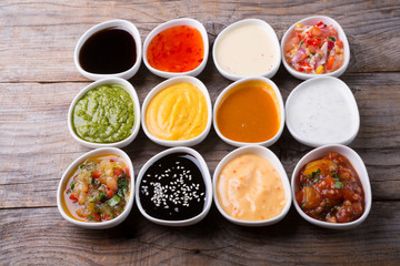 Different type of sauces