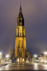 Fototapeta na wymiar New Church in Delft