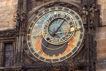 The Orloj astronomical clock. Prague, Czech Republic