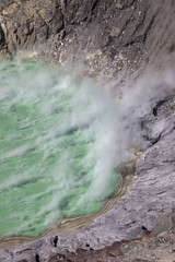 Laguna Ilamatepec inside Santa Ana Volcano