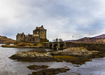 Fototapeta premium Eilean Donan Castle in the highlands of Scotland