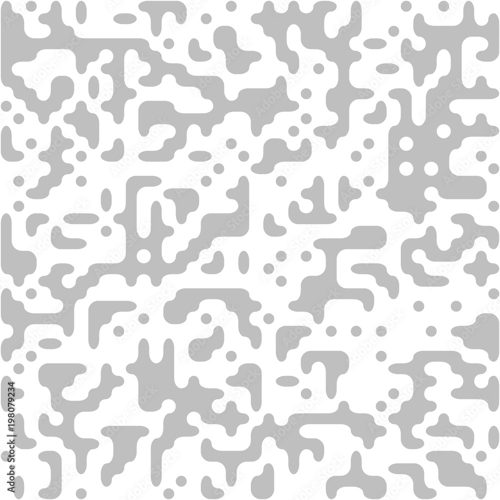 Poster abstract seamless pattern of smooth shapes.