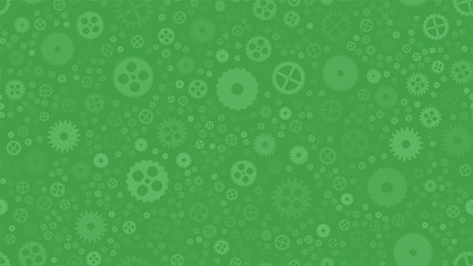 Geometrical engineering seamless pattern. Abstract gears background. Vector illustration