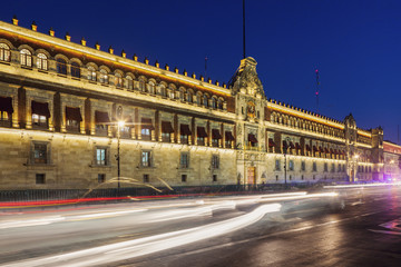 Fototapeta na wymiar National Palace in Mexico City