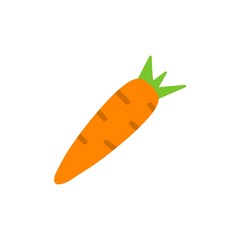 carrot flat vector icon. Modern simple isolated sign. Pixel perfect vector  illustration for logo, website, mobile app and other designs