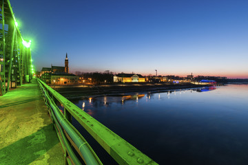 Fototapeta premium Rydz Smigly Bridge in Wloclawek
