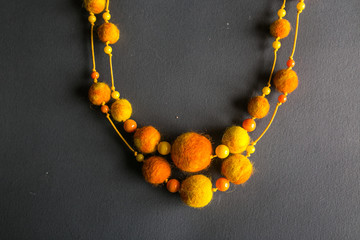 Coral, necklace for decorating, ornament for girls