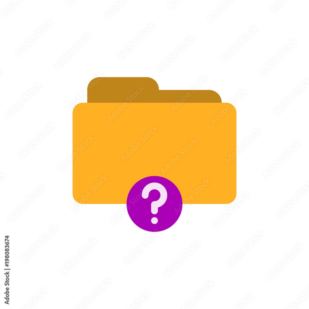 Aufkleber info folder flat vector icon. modern simple isolated sign. pixel perfect vector illustration for log
