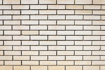 Close up of white brick wall