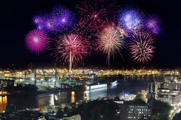  Hamburg Hafen Feuerwerk © Max40547