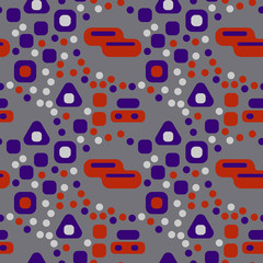 Busy city streets seamless pattern. Suitable for screen, print and other media.
