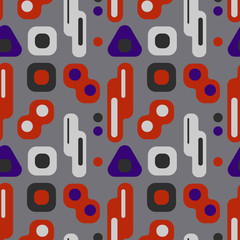 Nordic lights seamless pattern. Suitable for screen, print and other media.