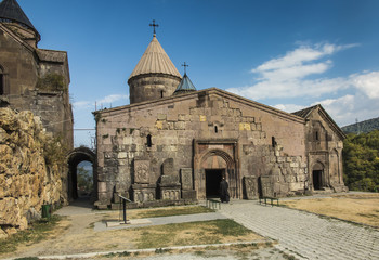 Goshavank Monastery was founded in 1188. It is located about 20 miles east of Dilijan.