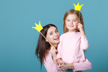 mother and daughter together