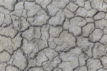 Texture of dried mud from mud volcanoes