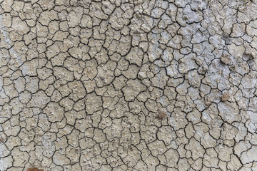 Texture of dried mud from mud volcanoes