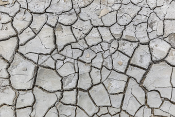 Texture of dried mud from mud volcanoes
