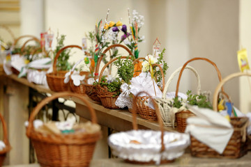 Consecration of Easter food, cakes, eggs and other dishes