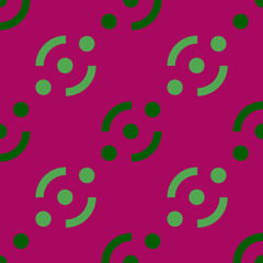 Berry flow graphic seamless pattern. Strict line geometric pattern for your design.