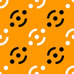 Berry flow graphic seamless pattern. Strict line geometric pattern for your design.