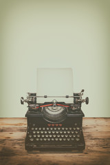 Retro styled image of an old typewriter