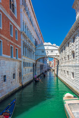 Fototapeta na wymiar Picturesque streets in Venice