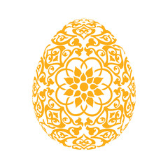 Vector line art decor; ornate vignette for design template. Eastern style element. Black outline floral decoration. Place for text. Monochrome illustration for invitation; card