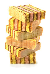 A few slices of an empty cookie