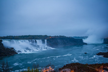 Niagara Falls at night