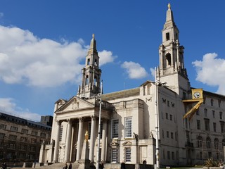 Civic hall building Leeds UK