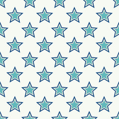 Abstract seamless stars pattern.