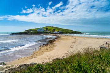 Burgh Island from  Bigbury-On-Sea
