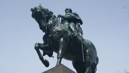 Fototapeta premium Estátua General Artigas - Plaza da Independencia