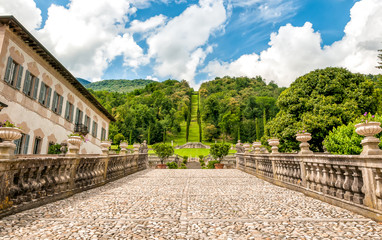 Villa Della Porta Bozzolo, located at Casalzuigno in the province of Varese.
