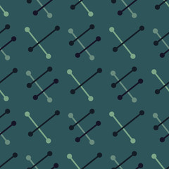 Vintage space adventure seamless pattern. Suitable for screen, print and other media.