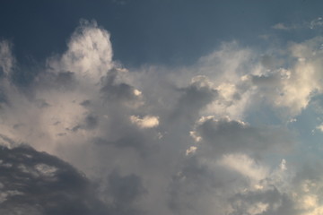 Fototapeta na wymiar Wolkenbild Adler