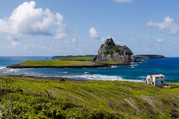 Naklejka premium archipelago of Fernando de Noronha Brazil, natural paradise located in the Atlantic Ocean
