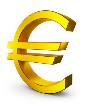 Volumetric euro sign