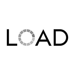 Logotipo LOAD con circulo gris