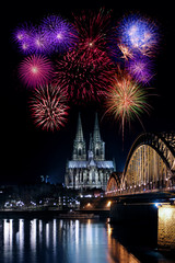 Köln Silvester Feuerwerk