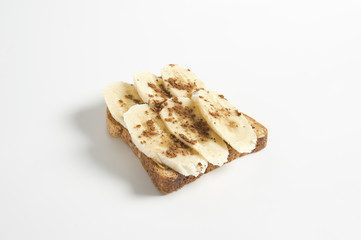 Fruit berry and peanut butter sandwich