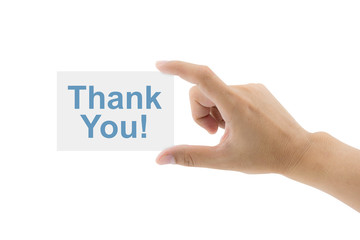 Businessman hand showing someone his business card with