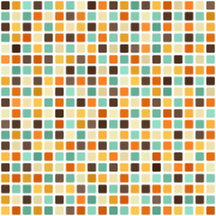 Retro square pattern. Seamless vector