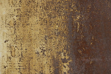 texture of rusty metal crumbled paint cracks grunge