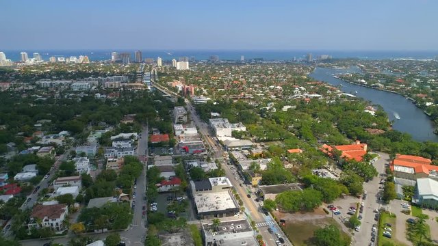 Aircraft point of view Fort Lauderdale Florida 4k 60p